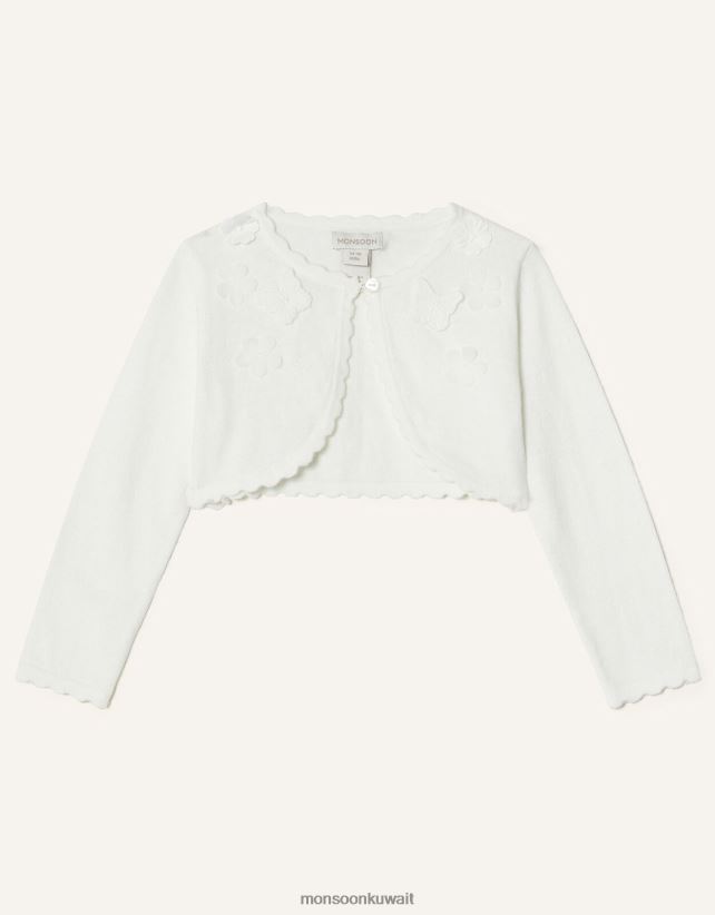 Monsoon UAE - سترة طفل 3D البتلة ملابس عاج Monsoon بنت N4BV8X2143