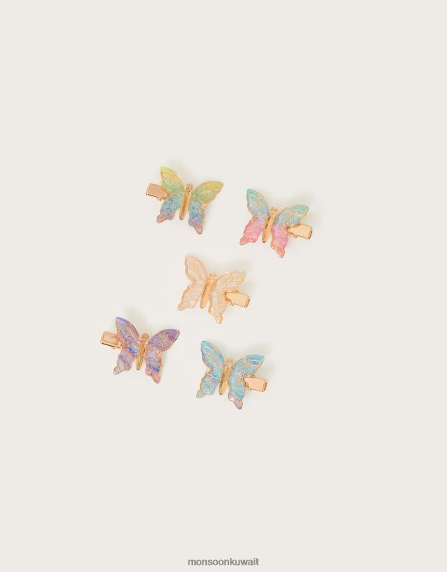 مشابك فراشة قوس قزح، 5 قطع ملحق أنيق Monsoon بنت N4BV8X2584 - Monsoon online customer service