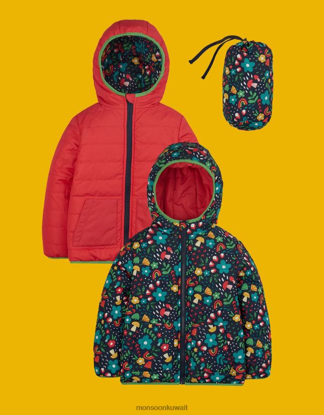 سترة Frugi ذات وجهين ملابس الأزرق الداكن) Monsoon أطفال N4BV8X2020 - Monsoon kuwait online shopping