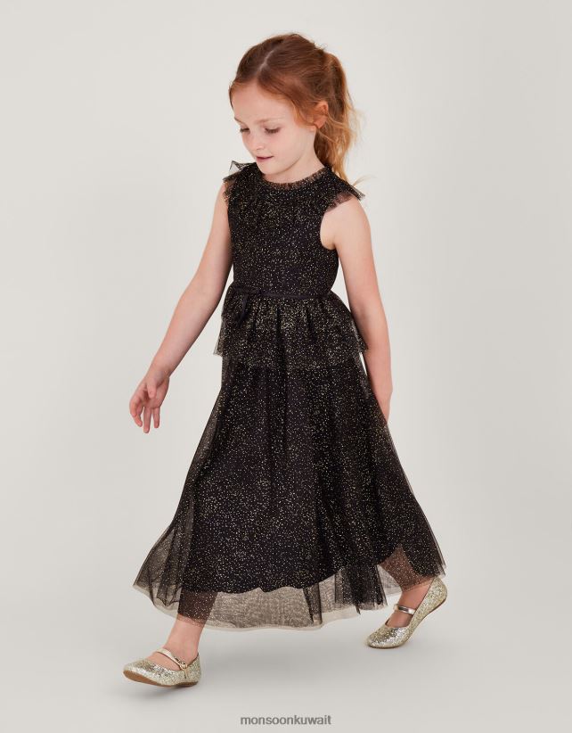 فستان ماكسي من Land of Wonder من ألكسندرا ملابس أسود Monsoon بنت N4BV8X1686 - Monsoon kuwait avenues