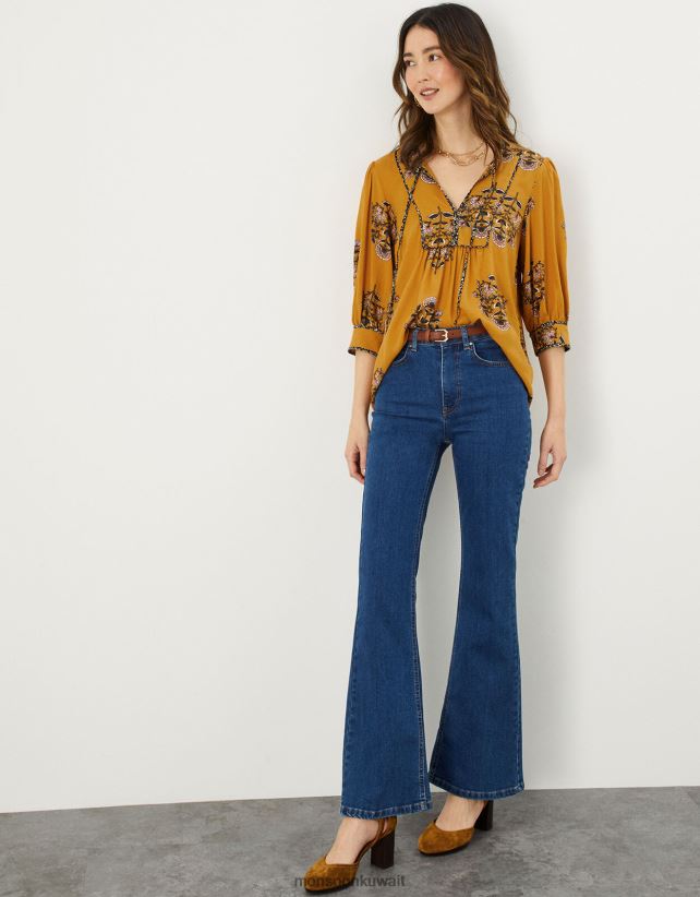 Monsoon accessorize - جينز فيفي واسع ملابس الأزرق (الدنيم الأزرق) Monsoon نحيف N4BV8X1071