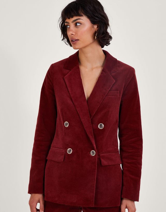 Monsoon accessorize - بليزر جوستين مزدوج الصدر ملابس نحاس Monsoon نحيف N4BV8X111