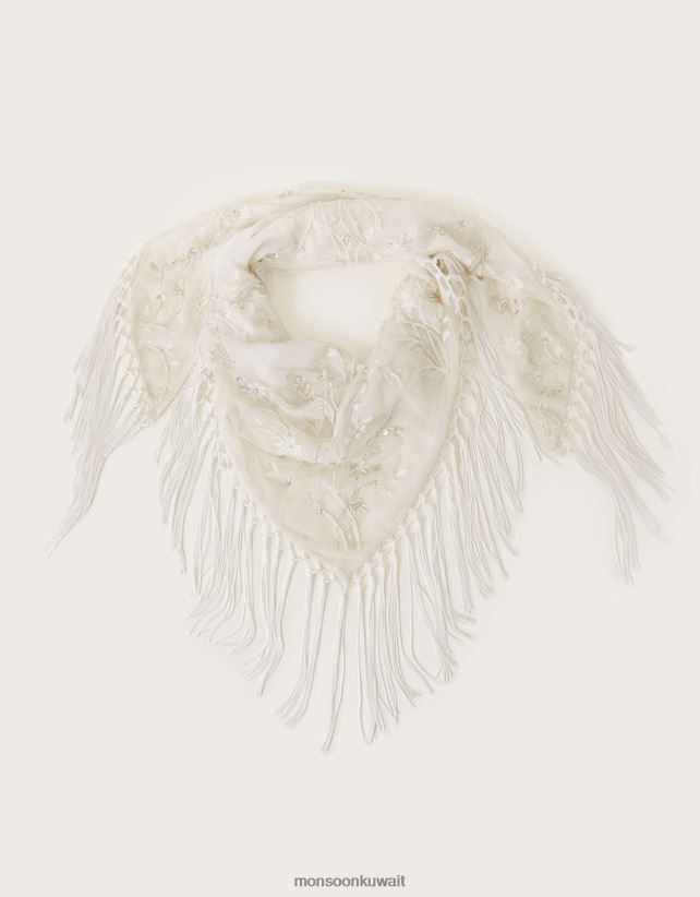 Monsoon accessorize - غطاء شرابة زفاف مزخرف ملحق أنيق Monsoon نحيف N4BV8X1201