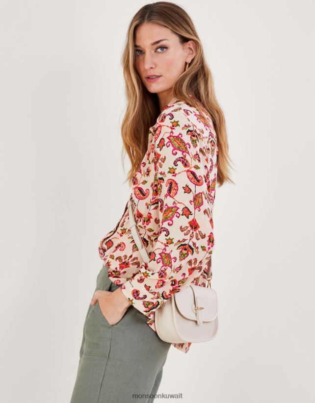 Monsoon محل - حقيبة سرج عبر الجسم ملحق رشيقة Monsoon نحيف N4BV8X1247