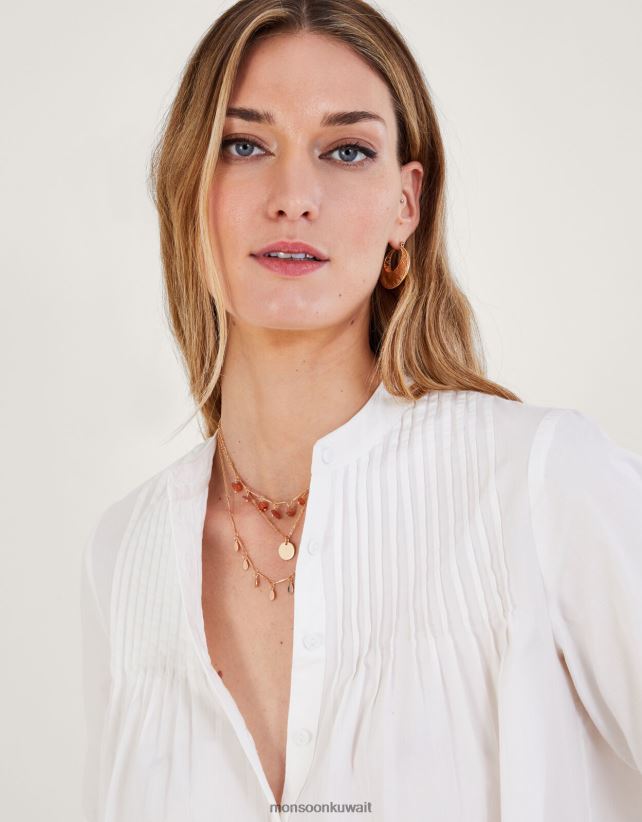 قلادة الطبقات سحر الحجر ملحق موضة Monsoon نحيف N4BV8X1260 - Monsoon online customer service