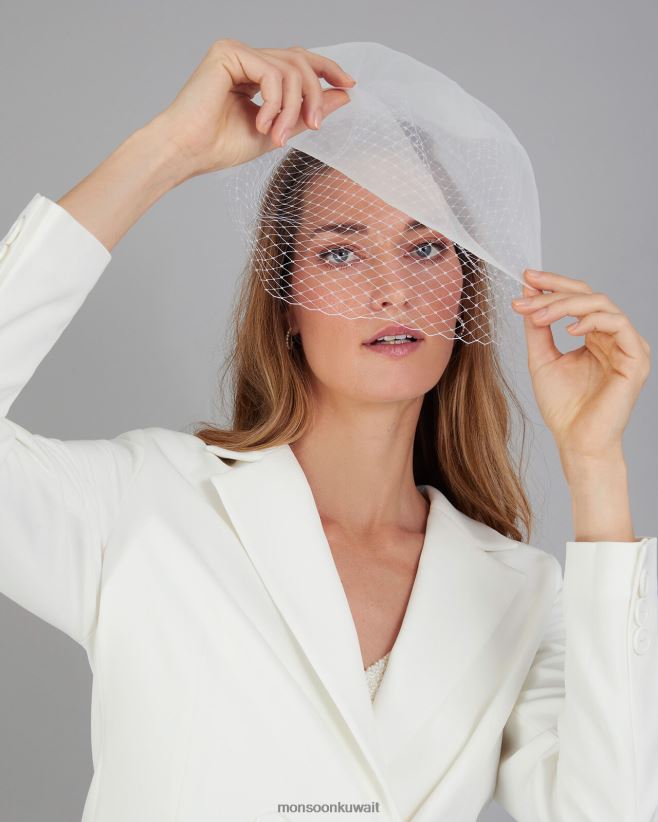 مقطع الحجاب صافي الزفاف ملحق حار Monsoon نحيف N4BV8X1292 - Monsoon children