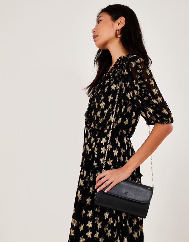 Monsoon accessorize - حقيبة مخلب قابلة للطي ملحق موضة Monsoon نحيف N4BV8X1329