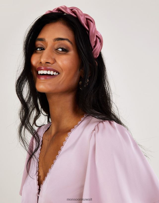 Monsoon محل - ضفيرة عقال ملحق لون القرنفل Monsoon نحيف N4BV8X1333