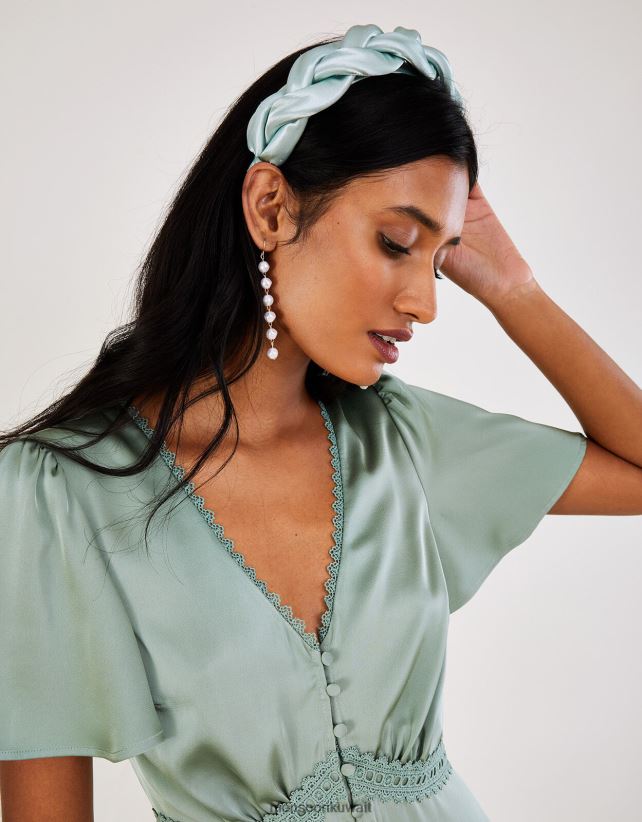 ضفيرة عقال ملحق الأخضر (حكيم) Monsoon نحيف N4BV8X1334 - Monsoon children