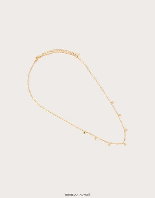 Monsoon accessorize - قلادة محطة سحر ملحق أنيق Monsoon نحيف N4BV8X1353