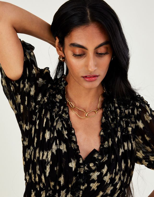 قلادة سيبيليا متعددة السلاسل ملحق موضة Monsoon نحيف N4BV8X1355 - Monsoon children