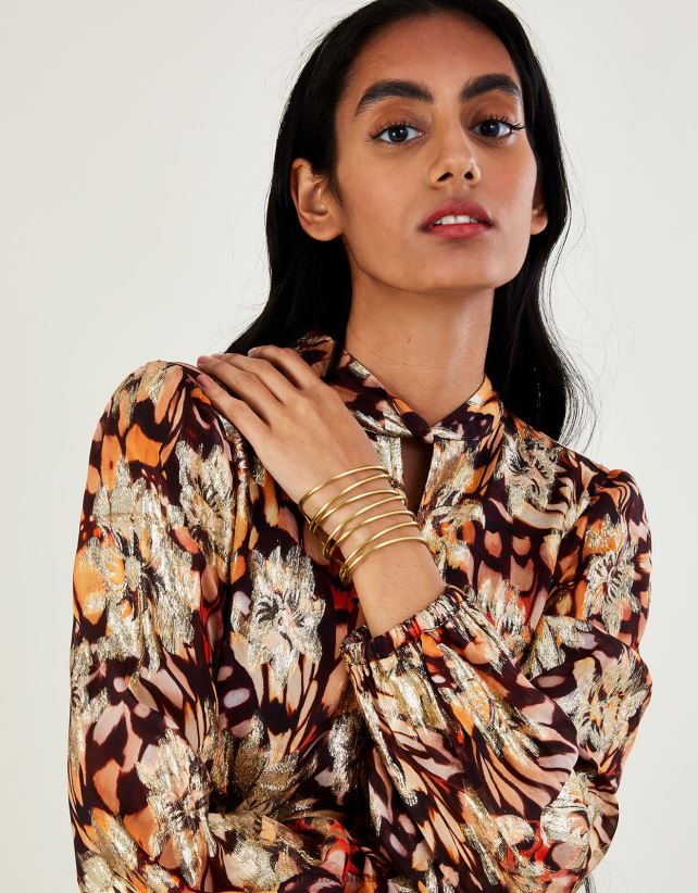 سوار سيبيليا ثلاثي الكفة ملحق موضة Monsoon نحيف N4BV8X1357 - Monsoon kuwait avenues