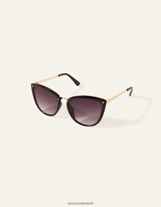 Monsoon Kuwait - نظارة شمسية كاتي بحواف معدنية ملحق موضة Monsoon نحيف N4BV8X1426
