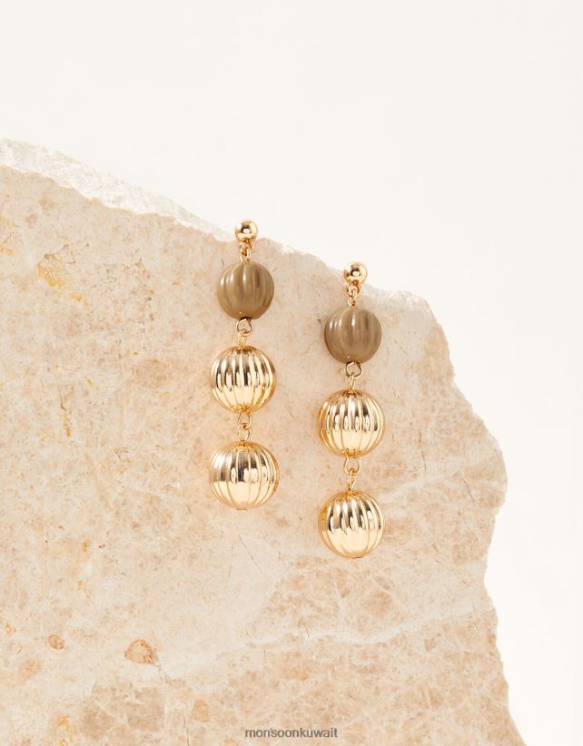 Monsoon accessorize - أقراط الكرة المتدرجة ملحق حار Monsoon نحيف N4BV8X1442