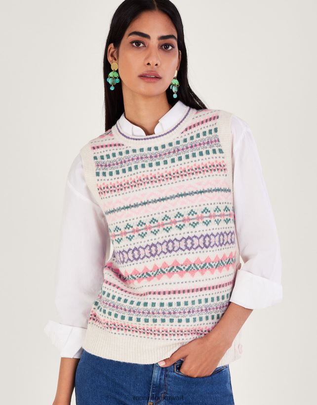 Monsoon معنى - جزيرة عادلة ملابس عاج Monsoon نحيف N4BV8X147