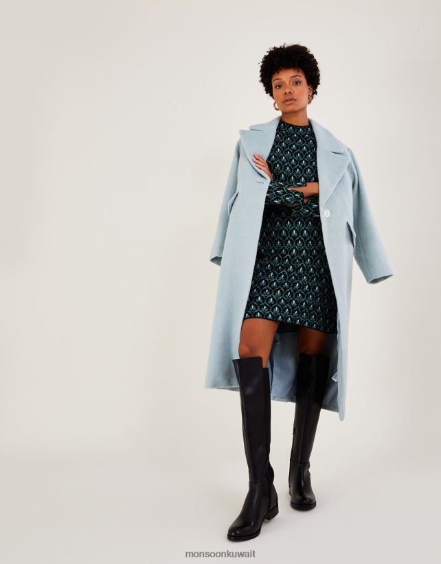 Monsoon محل - أحذية ركوب الخيل الجلدية أوليفيا أحذية أسود Monsoon نحيف N4BV8X1501