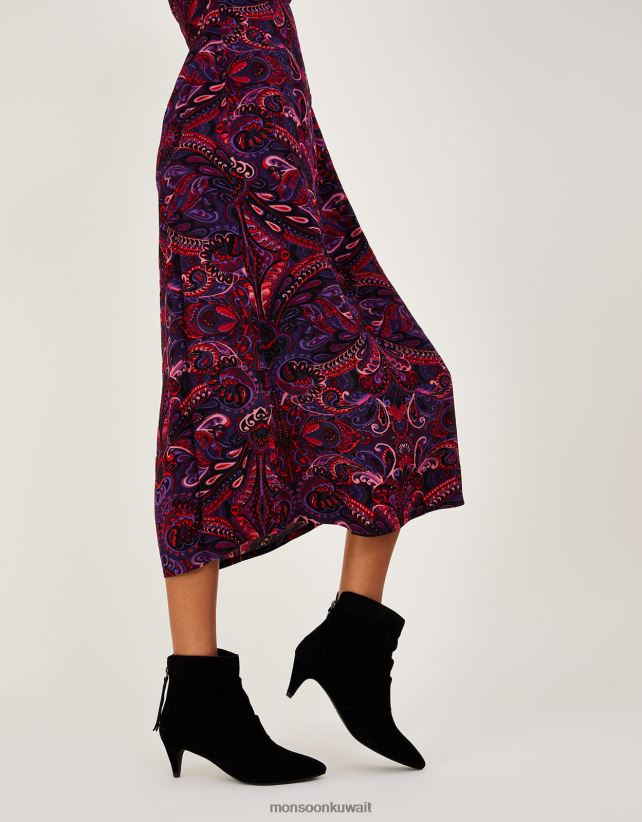 Monsoon accessorize - حذاء بكعب قطة من جلد الغزال مكشكش أحذية أسود Monsoon نحيف N4BV8X1515