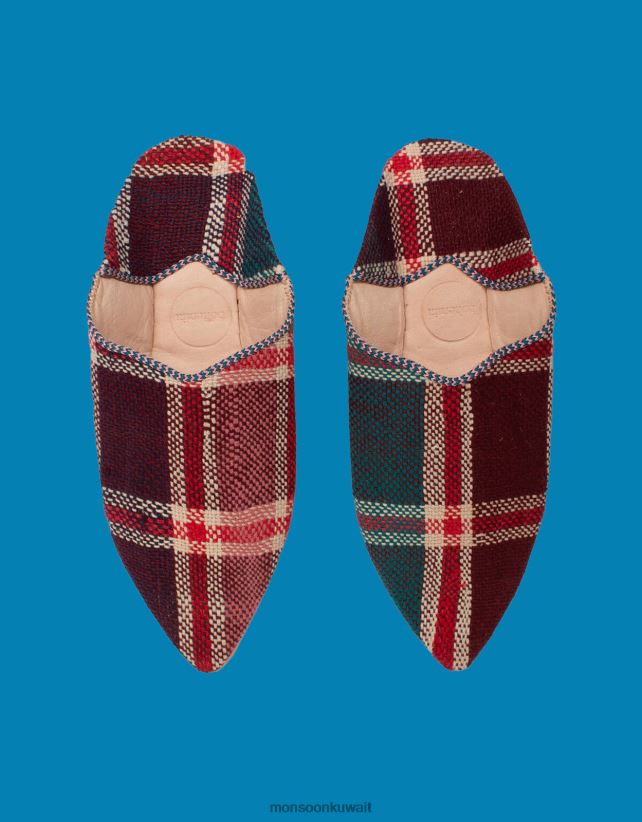 Monsoon Kuwait - بوهيميا تصميم المغربي بوجاد بابوش النعال متعددة أحذية متعدد Monsoon نحيف N4BV8X1541