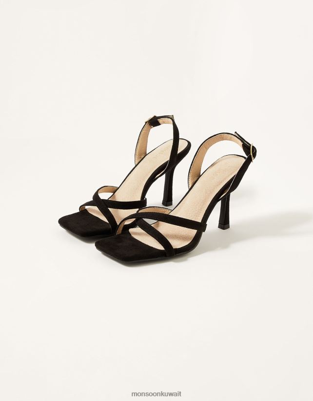 بالكاد يوجد كعب مناسب للمناسبات أحذية أسود Monsoon نحيف N4BV8X1553 - Monsoon children