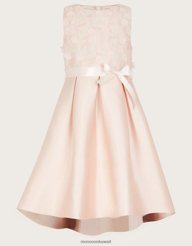 Monsoon accessorize - أنيكا فستان وصيفة الشرف عالية ومنخفضة ملابس لون القرنفل Monsoon بنت N4BV8X1566