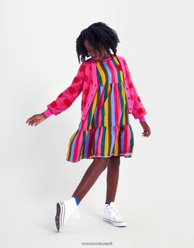 فستان جيرسي مخطط ملابس متعدد Monsoon بنت N4BV8X1598 - Monsoon kuwait avenues