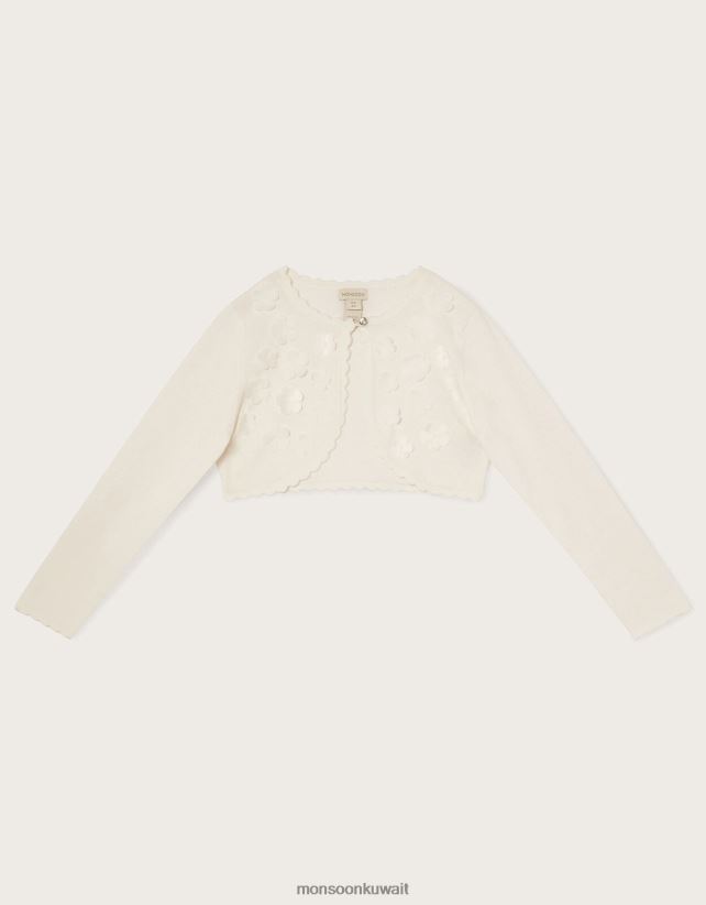 سترة بتلات ثلاثية الأبعاد ملابس عاج Monsoon بنت N4BV8X1611 - Monsoon children