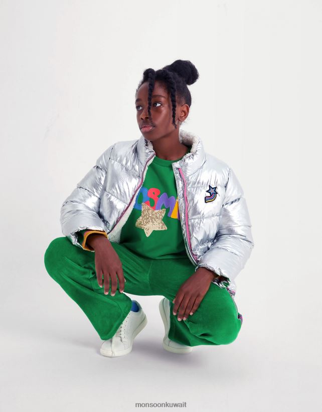 Monsoon معنى - ركض رياضي من القطيفة ملابس أخضر Monsoon بنت N4BV8X1630