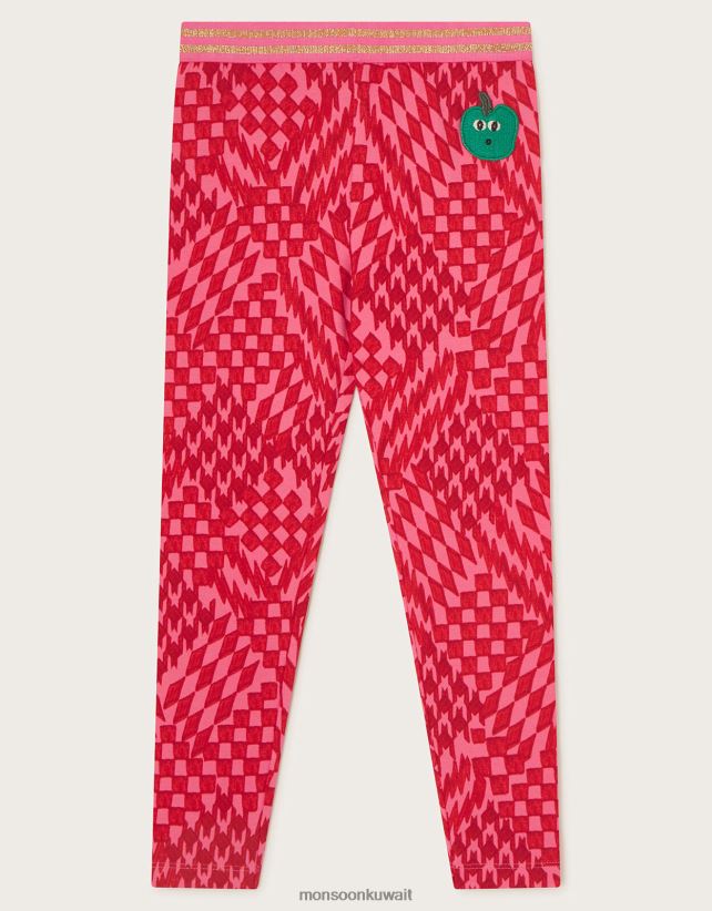 Monsoon محل - طماق منقوشة ملابس أحمر Monsoon بنت N4BV8X1640