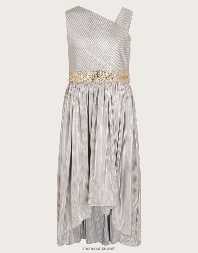 Monsoon accessorize - فستان حفلة موسيقية غير متكافئ ملابس رمادي Monsoon بنت N4BV8X1659