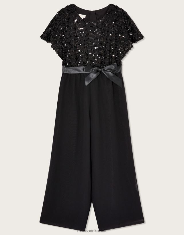 ديكو بذلة الأكمام الرأس ملابس أسود Monsoon بنت N4BV8X1669 - Monsoon kuwait avenues