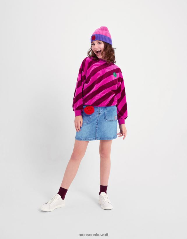 تنورة صغيرة من الدنيم ملابس أزرق Monsoon بنت N4BV8X1674 - Monsoon children