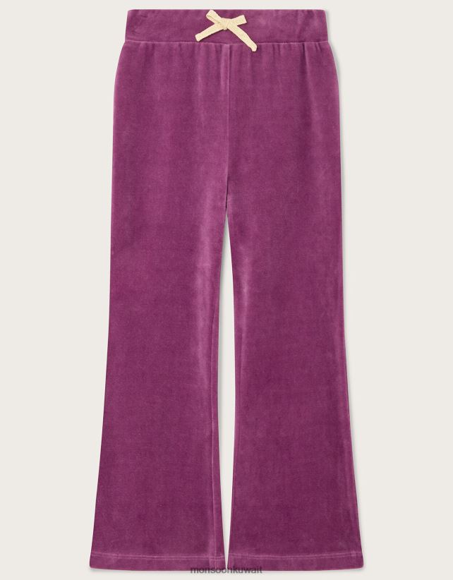 Monsoon معنى - بنطال رياضي واسع من القطيفة الكونية ملابس أرجواني Monsoon بنت N4BV8X1700