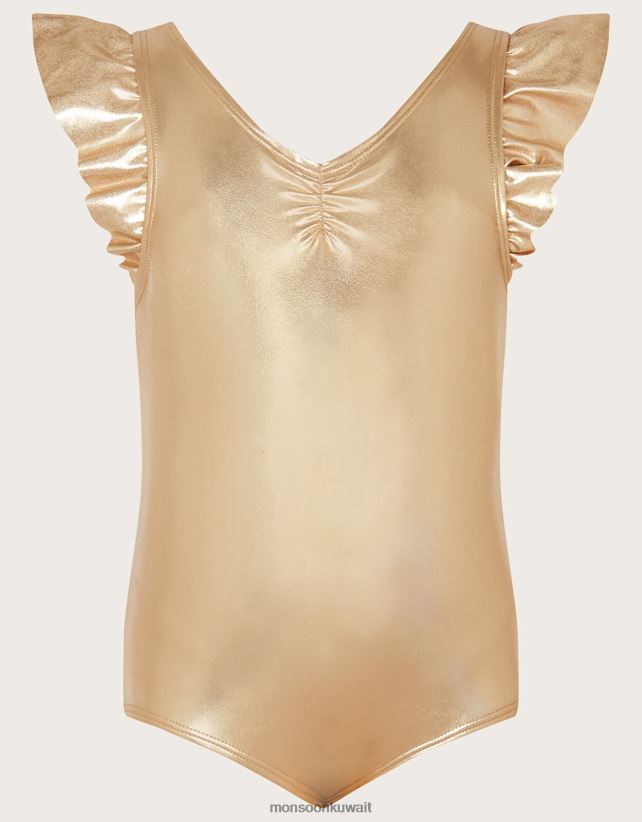 Monsoon accessorize - أرض العجائب ذات الأكمام المكشكشة ملابس ذهب Monsoon بنت N4BV8X1720