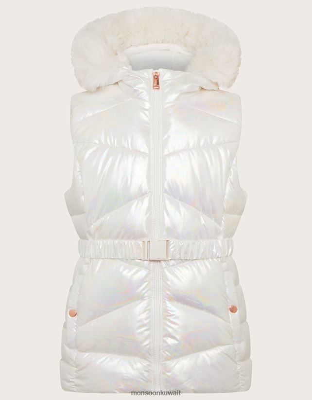 Monsoon معنى - جيليه رخام معدني ملابس عاج Monsoon بنت N4BV8X1745