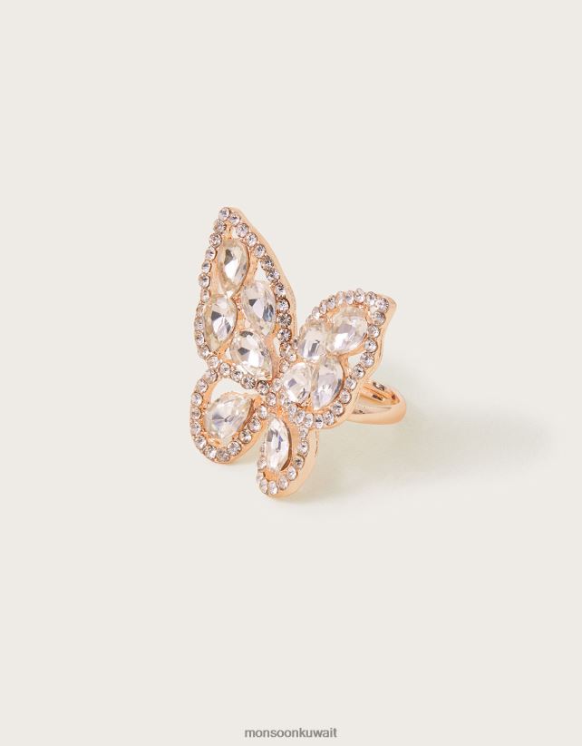 خاتم فراشة فائق اللمعان ملحق حار Monsoon بنت N4BV8X1796 - Monsoon kuwait avenues