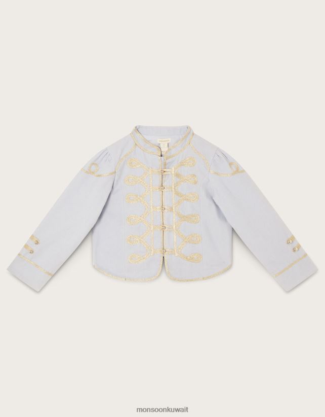 أرض العجائب سترة الطبال المضفرة ملابس رمادي Monsoon بنت N4BV8X1825 - Monsoon kuwait online shopping