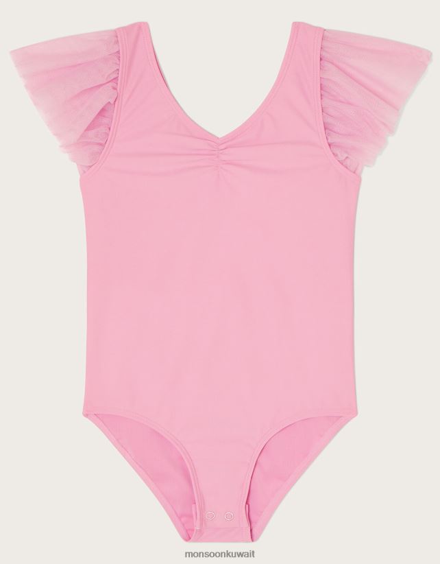 أرض العجائب ذات الأكمام المكشكشة ملابس الوردي (الوردي الداكن) Monsoon بنت N4BV8X1841 - Monsoon online customer service