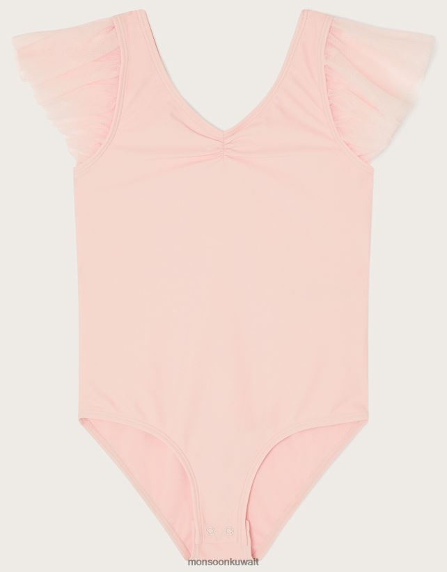 Monsoon Kuwait - أرض العجائب ذات الأكمام المكشكشة ملابس الوردي (الوردي الشاحب) Monsoon بنت N4BV8X1842