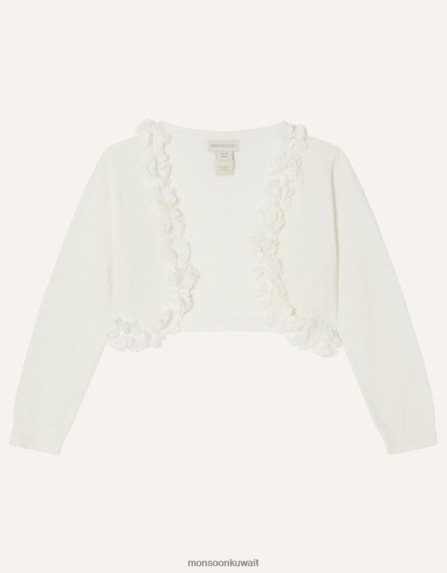Monsoon accessorize - سترة بتفاصيل ثلاثية الأبعاد من فلورا ملابس عاج Monsoon بنت N4BV8X1852