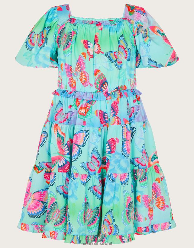 Monsoon Kuwait - فستان بطبقات فراشة أومبير ملابس متعدد Monsoon بنت N4BV8X1863