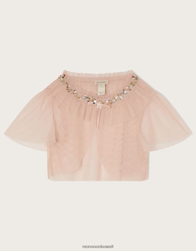 أرض العجائب سترة قصيرة من التول ملابس لون القرنفل Monsoon بنت N4BV8X1877 - Monsoon online customer service