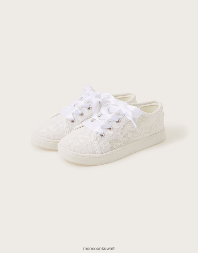 المدربين الدانتيل الزفاف أحذية عاج Monsoon بنت N4BV8X1889 - Monsoon online customer service