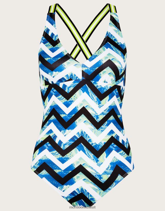 Monsoon accessorize - ملابس السباحة الرخامية شيفرون ملابس متعدد Monsoon بنت N4BV8X1894