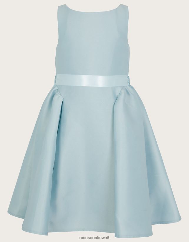 فستان وصيفات العروس من نسيج قطني طويل من هولي دوقة ملابس أخضر Monsoon بنت N4BV8X1902 - Monsoon children