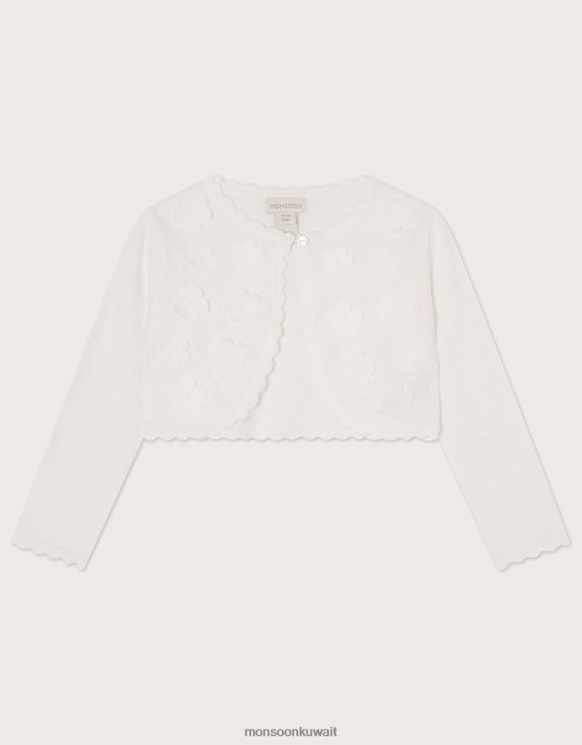 Monsoon UAE - سترة بتلات ثلاثية الأبعاد ملابس عاج Monsoon بنت N4BV8X1917