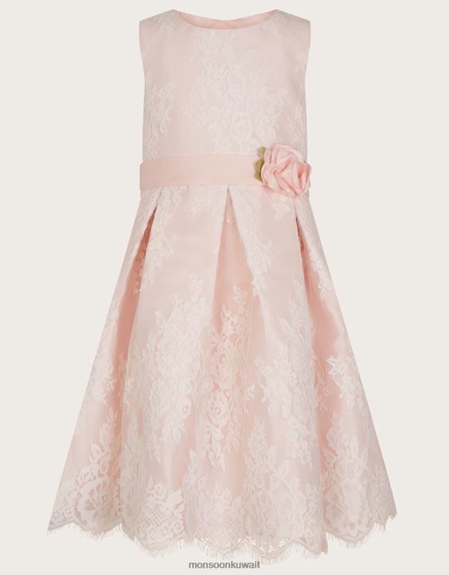 فستان دانتيل لولا ملابس لون القرنفل Monsoon بنت N4BV8X1943 - Monsoon children