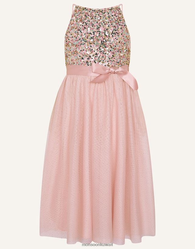 Monsoon Kuwait - تروث ديسكو فستان الترتر ملابس لون القرنفل Monsoon بنت N4BV8X1954