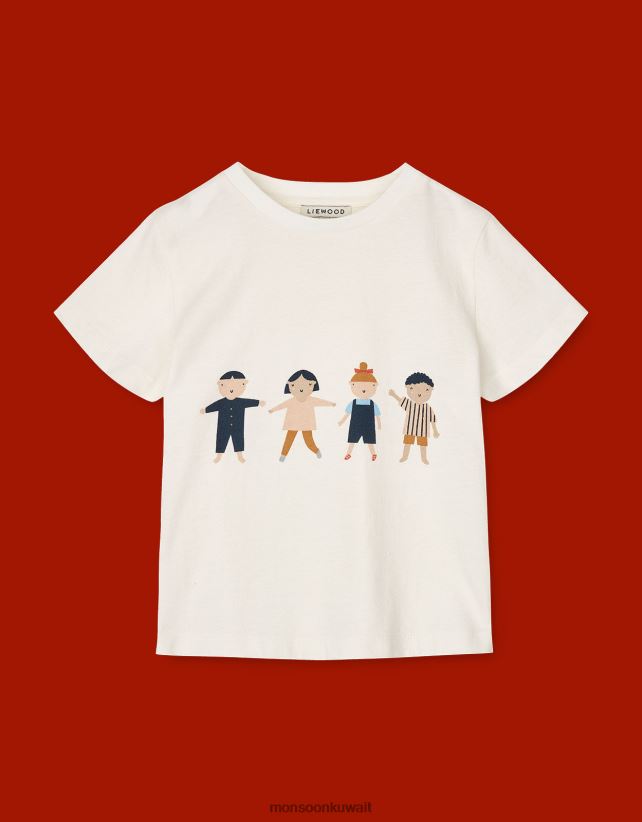 Monsoon محل - بلوزة بطبعة ليووود أبيا ملابس كريم Monsoon أطفال N4BV8X1973