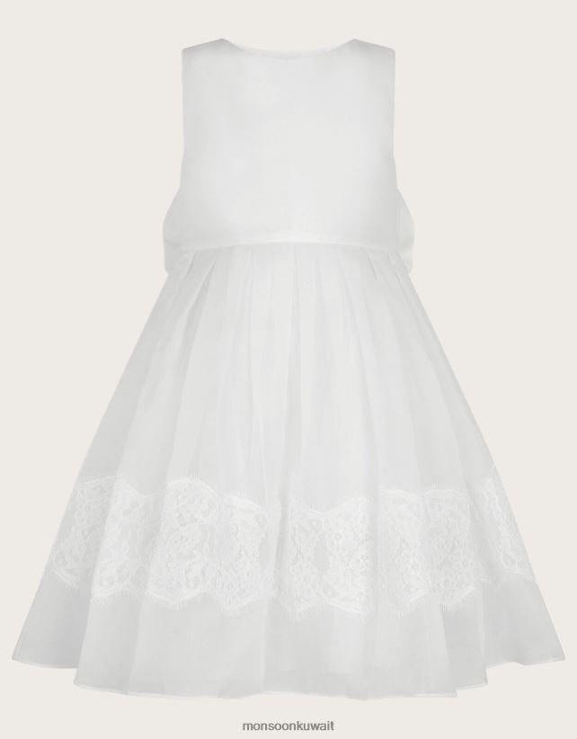 فستان من الدانتيل من ألوفيت ملابس أبيض Monsoon بنت N4BV8X1987 - Monsoon kuwait avenues