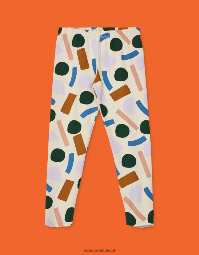 Monsoon Kuwait - ليوود ماري طماق طباعة السكتة الدماغية الطلاء ملابس متعدد Monsoon أطفال N4BV8X2014